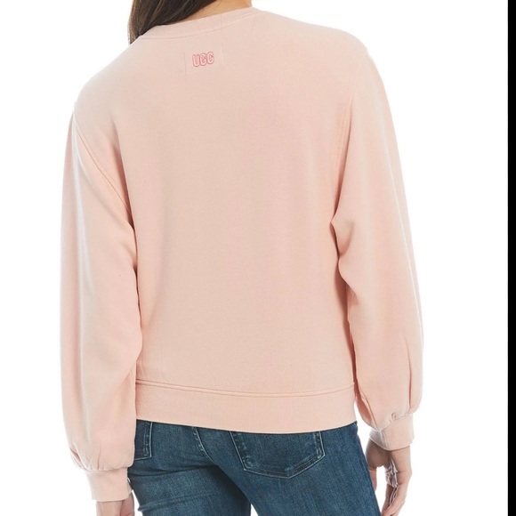 UGG Ballon Sleeve Crewneck Light Pink - Picture 5 of 5